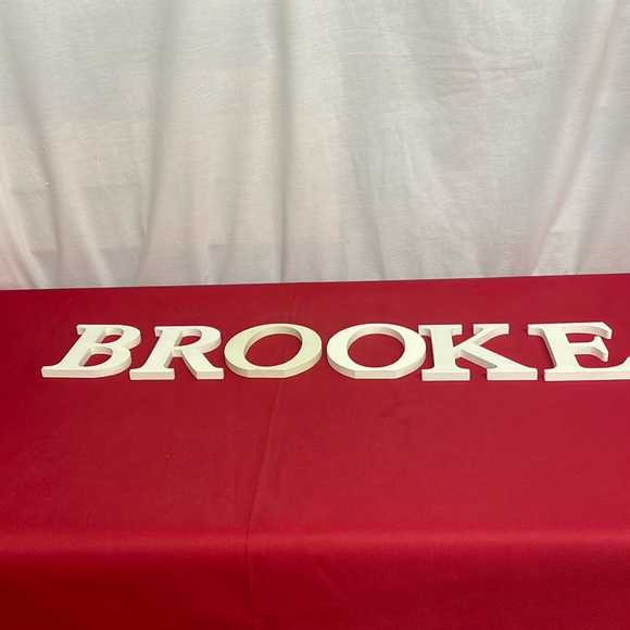 Accents Wooden Block Letters Brooke Poshmark